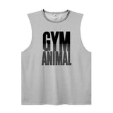 Canottiera sportiva casual con lettere da uomo ATREND