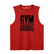 Canottiera sportiva casual con lettere da uomo ATREND
