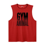 Canottiera sportiva casual con lettere da uomo ATREND