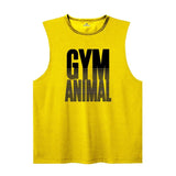 Canottiera sportiva casual con lettere da uomo ATREND
