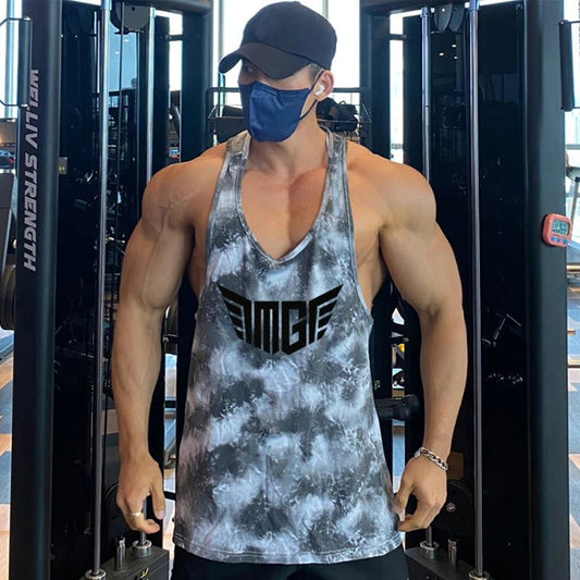 Canottiera sportiva mimetica da uomo ATREND