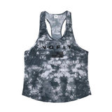 Canottiera sportiva multicolor con scritta da uomo ATREND
