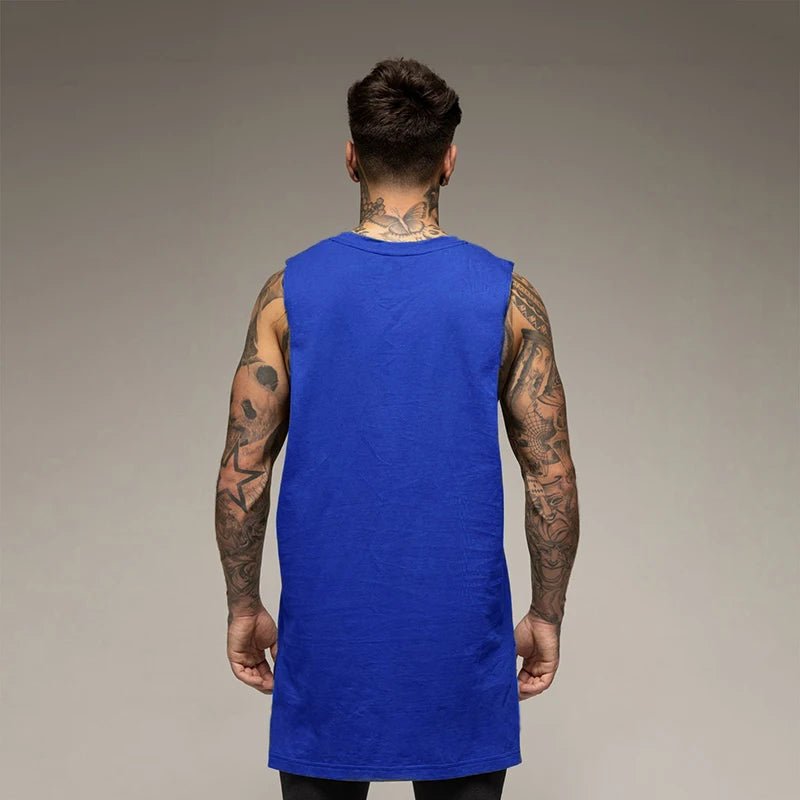 Canottiera sportiva oversize senza maniche da uomo - Canottiera sportiva ATREND