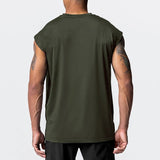 Canottiera sportiva oversize senza maniche da uomo ATREND