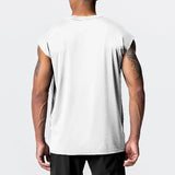Canottiera sportiva oversize senza maniche da uomo ATREND