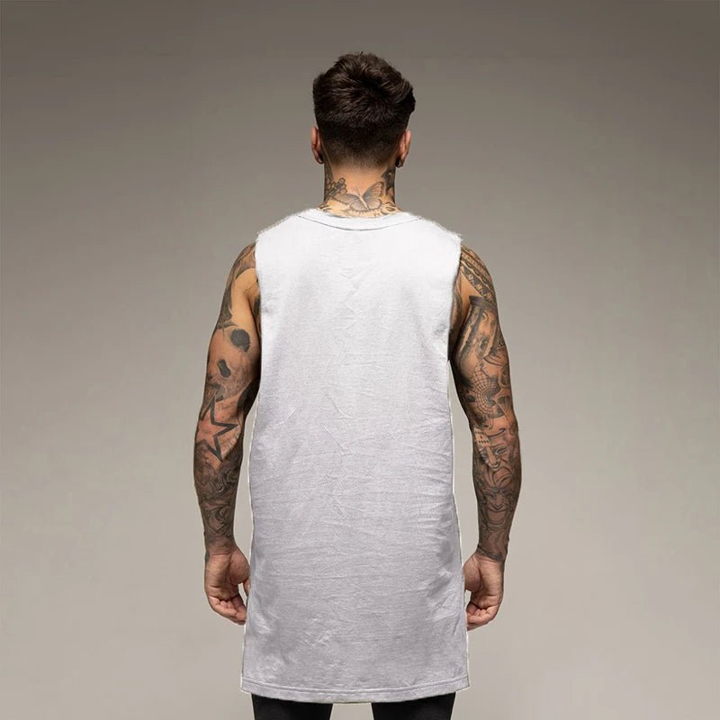 Canottiera sportiva oversize senza maniche da uomo - Canottiera sportiva ATREND