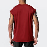 Canottiera sportiva oversize senza maniche da uomo ATREND
