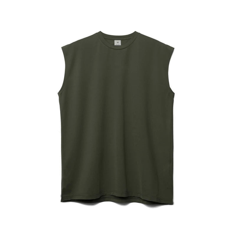 Canottiera sportiva oversize senza maniche da uomo ATREND