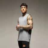 Canottiera sportiva oversize senza maniche da uomo - Canottiera sportiva ATREND