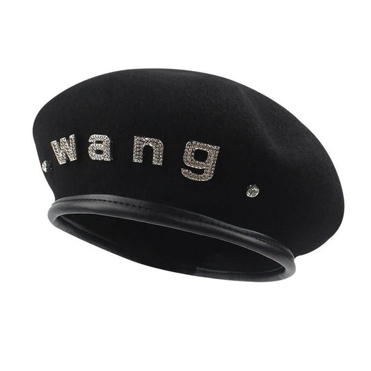 Cappello casual alla pittore con stampa a lettere da donna - Cappello donna ATREND