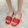 Ciabatte casual outdoor con fibbie dorate da donna ATREND