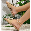 Ciabatte casual outdoor con perle da donna ATREND