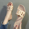 Ciabatte con fascia geometrica da donna ATREND