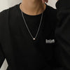 Collana casual con ciondolo in acciaio inossidabile da uomo ATREND