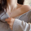 Collana casual con pendente a forma di cuore con brillantini da donna ATREND