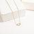 Collana casual con pendente a forma di cuore con brillantini da donna ATREND