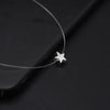 Collana con catena trasparente con pendente da donna ATREND