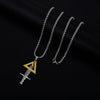 Collana con ciondolo a forma di spada in acciaio al titanio da uomo ATREND