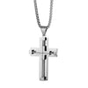 Collana con ciondolo croce in acciaio inossidabile da uomo ATREND