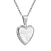 Collana con medaglione a cuore apribile in acciaio inossidabile da donna ATREND