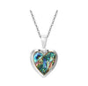 Collana con medaglione a cuore apribile in acciaio inossidabile da donna ATREND