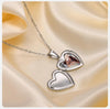 Collana con medaglione a cuore apribile in acciaio inossidabile da donna ATREND