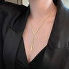 Collana girocollo a catena lunga a forma di V da donna ATREND