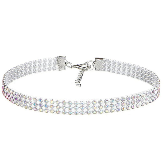 Collana girocollo con brillantini da donna ATREND