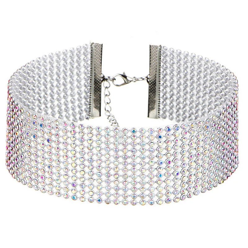 Collana girocollo con brillantini da donna ATREND