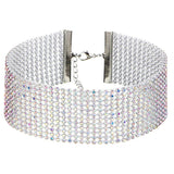 Collana girocollo con brillantini da donna ATREND