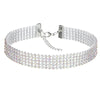 Collana girocollo con brillantini da donna ATREND