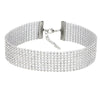 Collana girocollo con brillantini da donna ATREND