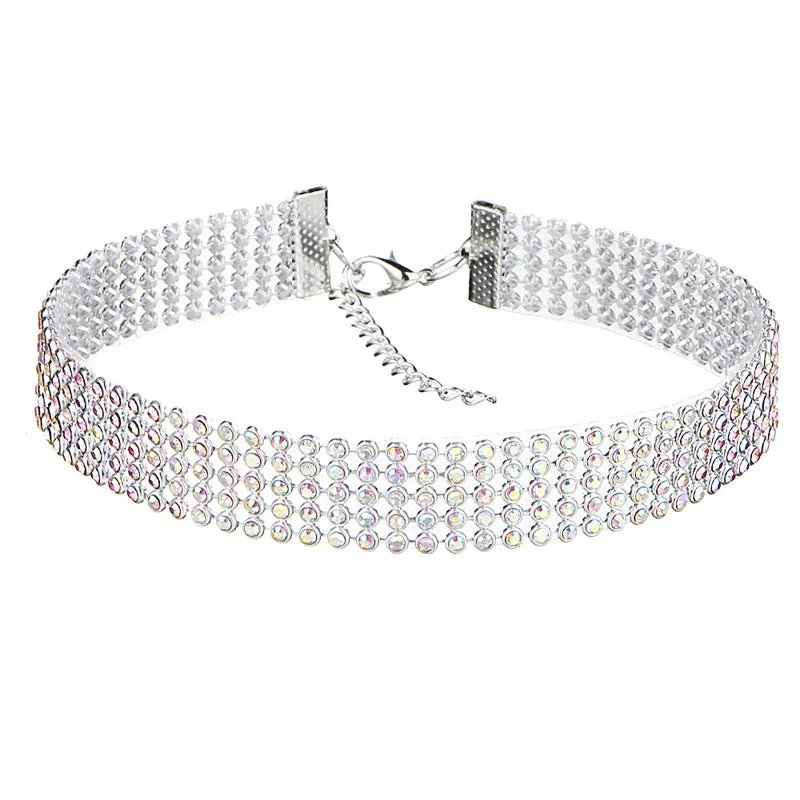 Collana girocollo con brillantini da donna ATREND