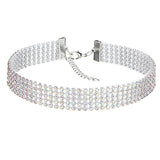 Collana girocollo con brillantini da donna ATREND