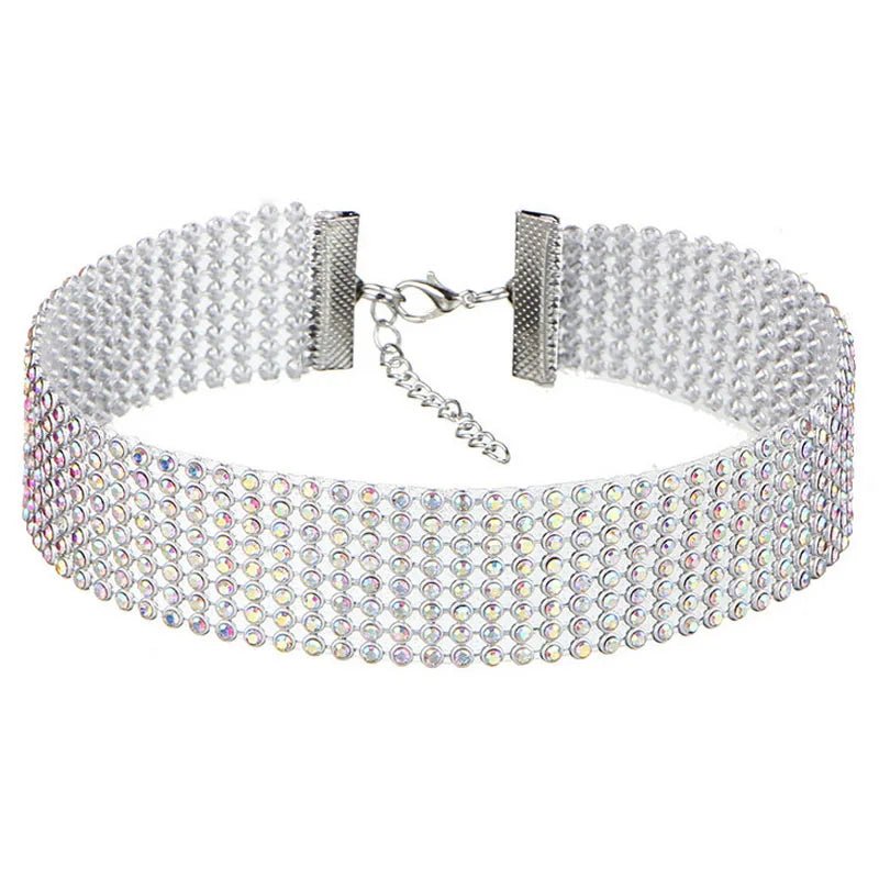 Collana girocollo con brillantini da donna ATREND