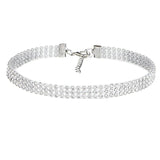 Collana girocollo con brillantini da donna ATREND