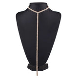 Collana girocollo pendente con brillantini da donna ATREND
