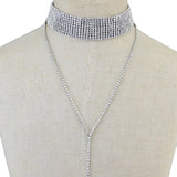 Collana girocollo pendente con brillantini da donna ATREND