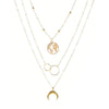 Collana multistrato con pendenti da donna ATREND