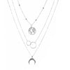 Collana multistrato con pendenti da donna ATREND