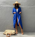 Copri costume lungo morbido con cintura da donna - copri costume ATREND