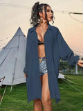 Copri costume a camicia casual da donna - copri costume ATREND
