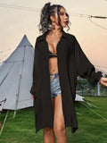 Copri costume a camicia casual da donna - copri costume ATREND