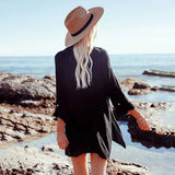 Copri costume a camicia corto da donna - copri costume ATREND