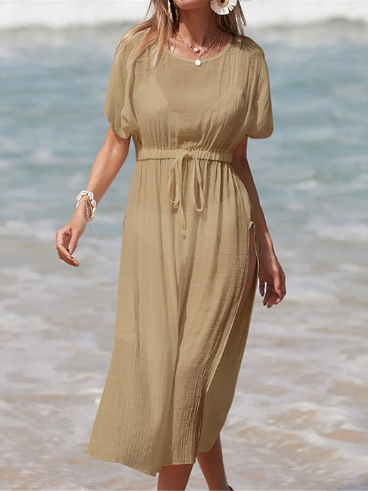 Copri costume con spacchi laterali da donna - copri costume ATREND