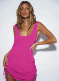 Copri costume corto a maglia da donna - copri costume ATREND
