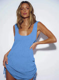 Copri costume corto a maglia da donna - copri costume ATREND