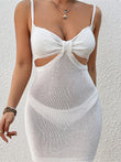 Copri costume scavato trasparente da donna - copri costume ATREND