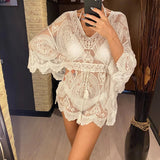 Copri costume trasparente corto da donna - copri costume ATREND