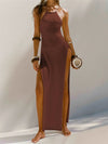 Copricostume casual con spacchi laterali da donna ATREND